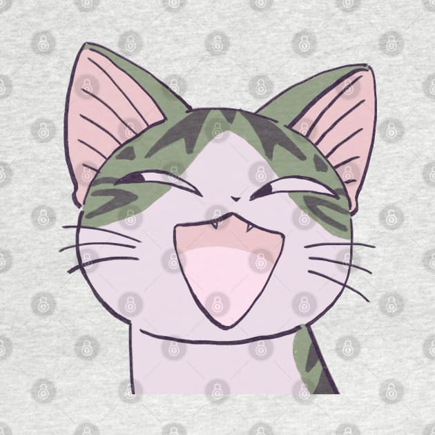 I draw pink pastel cheeky happy chi the kitten meme 3 / Chi's sweet home by mudwizard